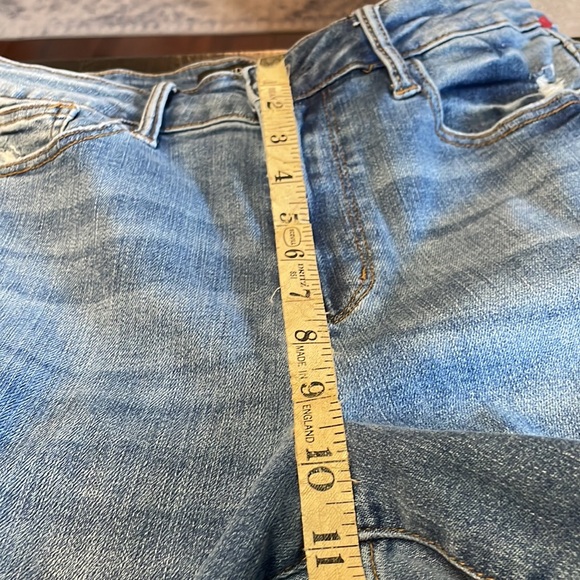 Judy Blue Denim Wide Leg Tapered Ankle Jeans Size 7/28. - Picture 12 of 16